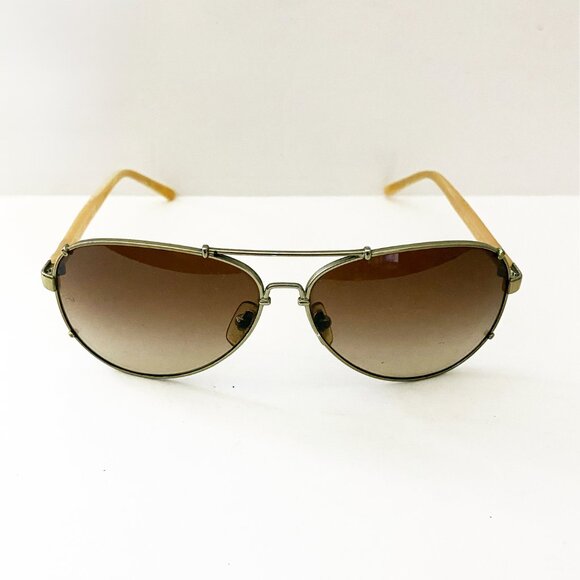 Dolce And Gabbana Pilot Aviator Beige Sunglasses Women's Fit 6047 w/Box & Bag - Picture 13 of 15